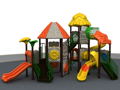 Plastic Outdoor Jungle Gym for Amusement Park LZ-025